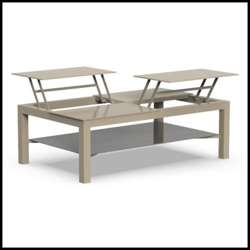Table Basse 214 - Chic | Coffee Table Chic aluminium - Pacific Compagnie.