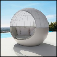 Lit de Piscine 111 - Ulm Mood | Daybed 111- Ulm Moon poolside - Pacific Compagnie.
