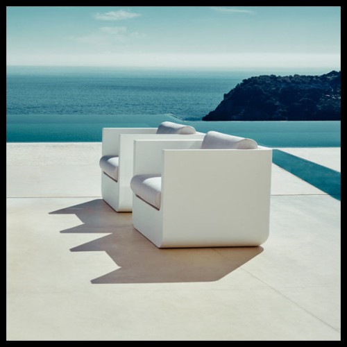 Armchair  111 - Ulm - Design outdoor - Pacific Compagnie.