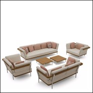 Outdoor Salon de Jardin 48 - Flows Noir | Flows outdoor black lounge - Pacific Compagnie.