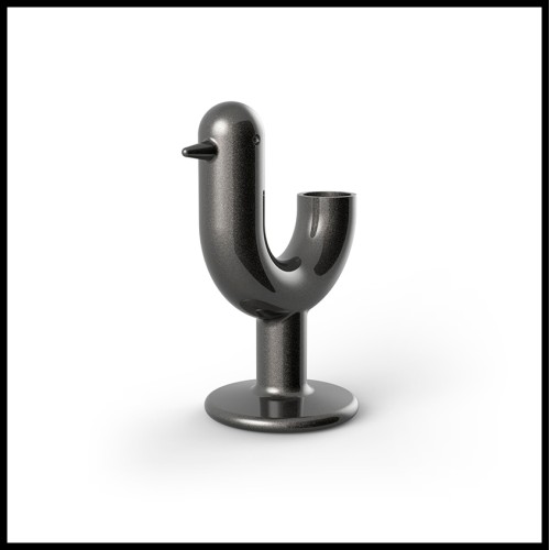 Cache Pot 111 - Peacock Black | Stylish Peacock Black pot - Pacific Compagnie.