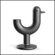 Cache Pot 111 - Peacock Black | Peacock Black plant pot - Pacific Compagnie.