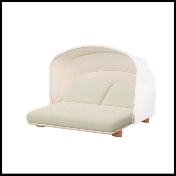 Lit de Piscine meridienne Milos Outdoor Vert Vert Clair Vondom Pacific Compagnie