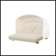 Lit de Piscine meridienne Milos Outdoor Vert Vert Clair Vondom Pacific Compagnie