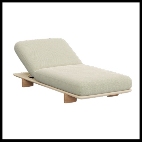 Chaise Longue Milo Sun Tissu outdoor Outdoor Vondom Pacific Compagnie vert Vert Clair