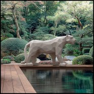 Sculpture 111 - Origami Hyou - Panthère des neiges - Pacific Compagnie.