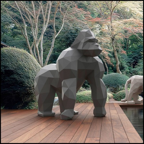 Sculpture 111 - Origami Saru | Saru folded paper sculpture - Pacific Compagnie.
