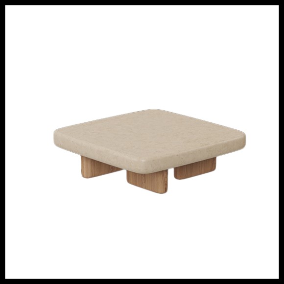 Table Basse 111 - Milos - Plateau verre - Pacific Compagnie.