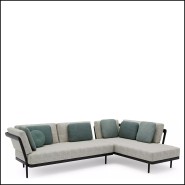 Canapé d'extérieur 48 - Flows Black | Flows Noir, outdoor relaxation sofa - Pacific Compagnie.