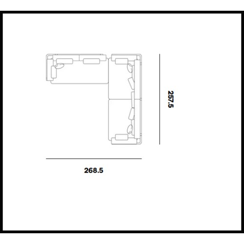 Canapé d'extérieur 48 - Flows - Canapé modulable - Pacific Compagnie.