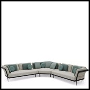 Canapé d'Extérieur 48 - Flows Noir | Flows Noir sofa for patio - Pacific Compagnie.