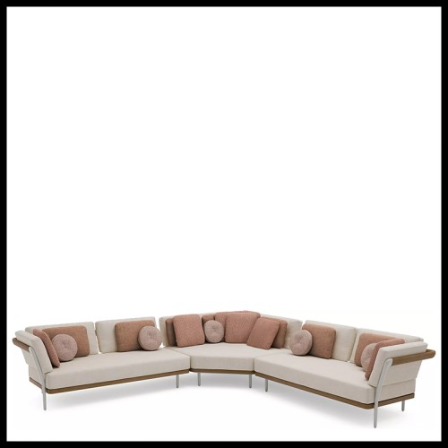 Canapé d'Extérieur 48 - Flows Noir | Black Flows Outdoor Sofa 48 - Pacific Compagnie.