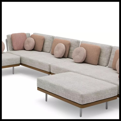 Canapé d'extérieur 48 - Flows, Bain de Soleil - Pacific Compagnie.