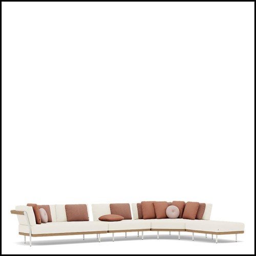 Canapé d'extérieur 48 - Flows | Outdoor Sofa 48 - Flows - Flows Outdoor Modern Sofa - Pacific Compagnie.