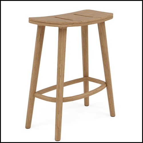 Tabouret de Bar d'extérieur 48 - Solid | Outdoor Counter Height Stool 48 - Solid - Solid 48 inch Furniture - Pacific Compagnie.
