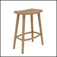 Tabouret de Bar d'extérieur 48 - Solid | Outdoor Counter Height Stool 48 - Solid - Solid Weatherproof Stool - Pacific Compagnie.