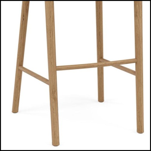 Tabouret de Bar avec dossier 48 - Solid - Noir - Pacific Compagnie.