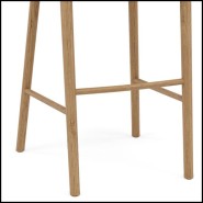 Tabouret de Bar avec dossier 48 - Solid - Noir - Pacific Compagnie.
