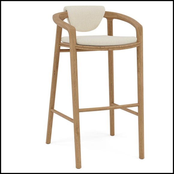 Tabouret de Bar avec dossier 48 - Solid - Bar - Pacific Compagnie.