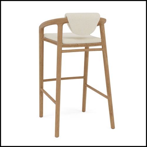 Tabouret de Bar avec dossier 48 - Solid | Bar Stool with back 48 - Solid - Solid Backed Barstool - Pacific Compagnie.