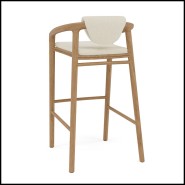 Tabouret de Bar avec dossier 48 - Solid | Bar Stool with back 48 - Solid - Solid Backed Barstool - Pacific Compagnie.