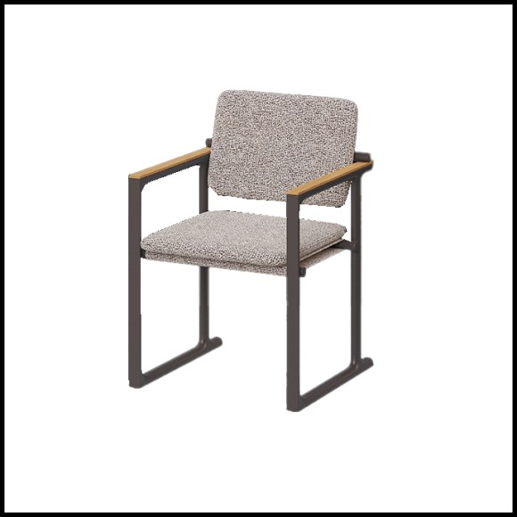 Chaise  111 - Tulum | Dining Chair Tulum - Tulum Outdoor Chair - Pacific Compagnie.