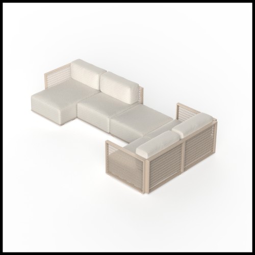 Canapé Modulaire 111 - Factory | Modular Sofa Factory - Woven Factory sofa - Pacific Compagnie.