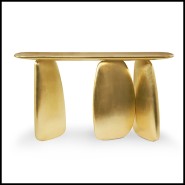 Console 155 - Galets d'Or | Console 155- Galets d'Or - Modern Galets console - Pacific Compagnie.