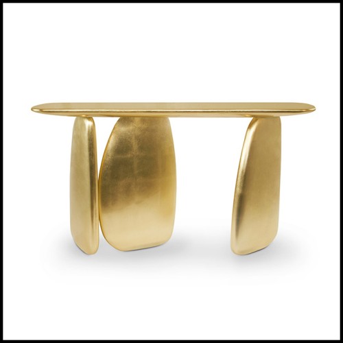 Console 155 - Galets d'Or | Console 155- Galets d'Or - Elegant Galets console - Pacific Compagnie.