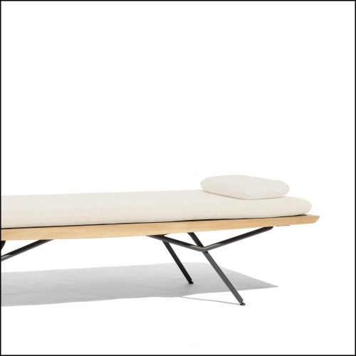 Chaise Longue 48 - San | Sun Lounger 48 - San - Wooden San lounger - Pacific Compagnie.