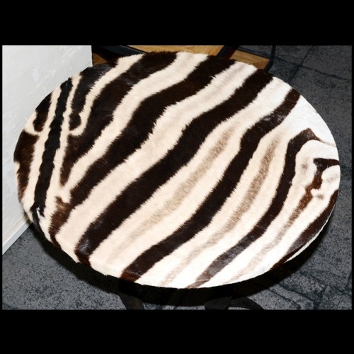 Side Table PC- Zebra