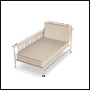 Canapé Modulaire Hampton Aluminium Teck Tissu Outdoor Vondom Pacific Compagnie Modular Sofa Aluminium Teak Outdoor Fabrics