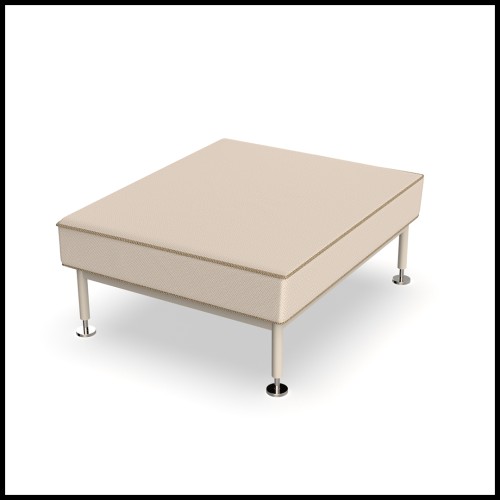 Canapé Modulaire Hampton Aluminium Teck Tissu Outdoor Vondom Pacific Compagnie Modular Sofa Aluminium Teak Outdoor Fabrics