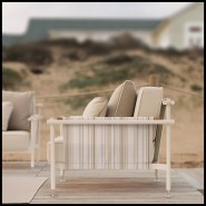 Armchair Vondom, Hamptons collection in a contemporary outdoor setting