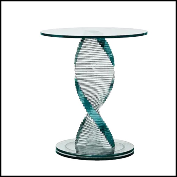 Coffee Table 194 - Spin High - Glass deco - Pacific Compagnie.