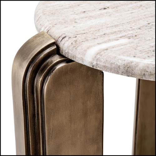 Table d'Appoint Albion laiton - Pacific Compagnie.