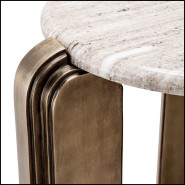 Table d'Appoint Albion laiton - Pacific Compagnie.