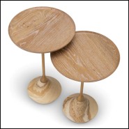 Table d'Appoint 24 - Puglia, lot de 2 laiton - Pacific Compagnie.