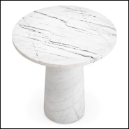 Table d'Appoint 24 - Terry - Marbre - Pacific Compagnie.