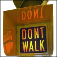 Feu de signalisation Chicago anée 1950 métal