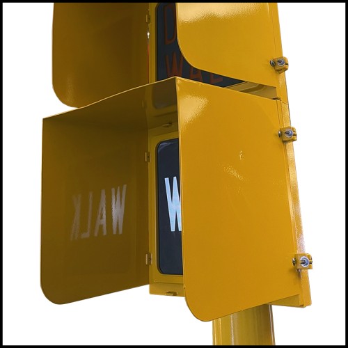 Feu de signalisation Chicago anée 1950 métal