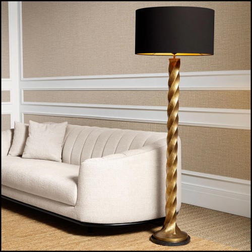 Floor lamp Constanza integrated into a contemporary atmosphere