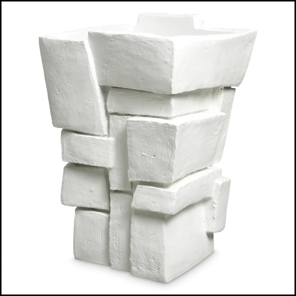 Jardinière  Santanter blanc mat de la marque Eichholtz