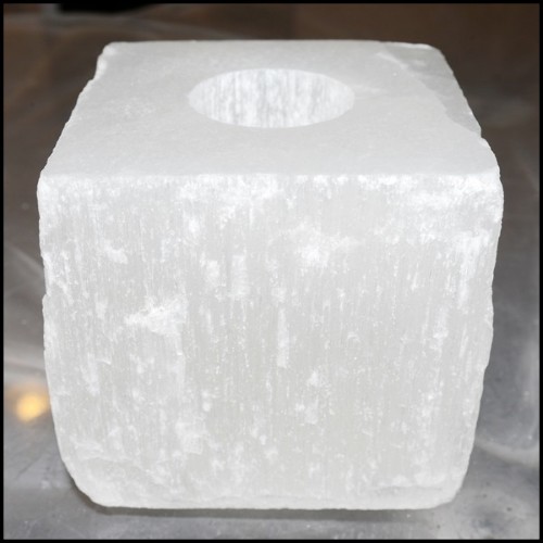 Candle holder 84- Crystal Rock Cube