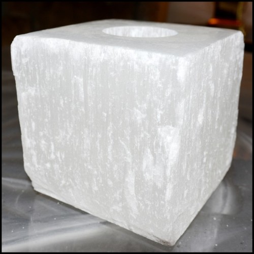 Bougeoir 84 - Crystal Rock Cube - Élégant - Pacific Compagnie.