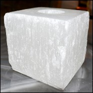 Bougeoir 84 - Crystal Rock Cube - Élégant - Pacific Compagnie.