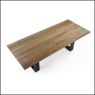 Table à Manger 154 - Rewood Empty - Pieds en U - Pacific Compagnie.