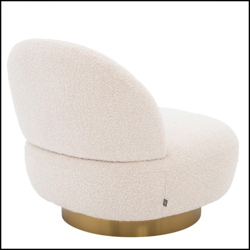 Fauteuil Pivotant 24 - Clément - Pivotant Bouclé - Pacific Compagnie.