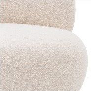 Fauteuil Pivotant 24 - Clément | Swivel Chair Clément - Brushed Brass Base Swivel Chair - Pacific Compagnie.