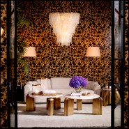 Table Basse Albion - Table Albion marbre beige - Pacific Compagnie.